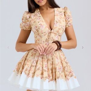 House of CB Imani in Honeyflower - Bigger Cups, Longer Length - NWT